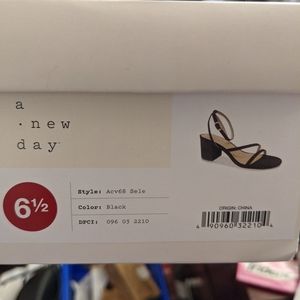 Black strappy sandals